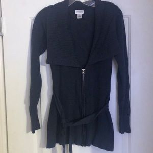 Motherhood Maternity ribbed blue sweater